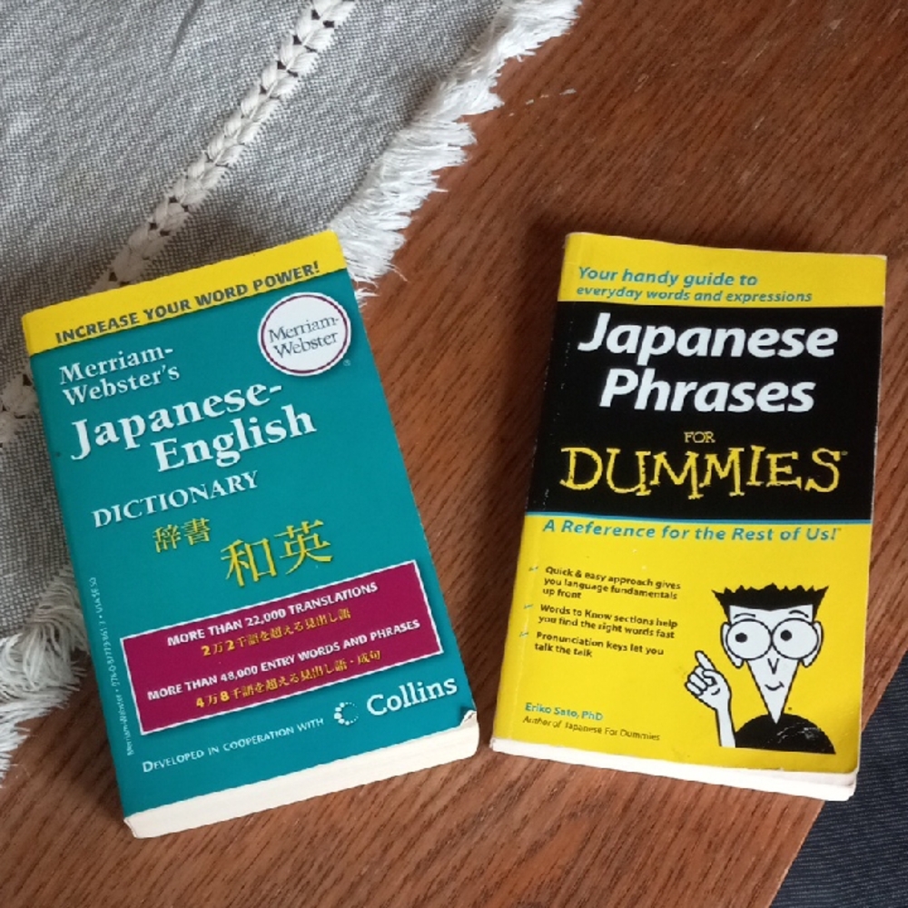 Japanese-english Dictionary And Japanese Phrases For Dummies Book